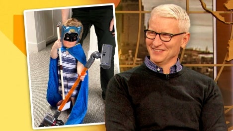 Wyatt and Anderson Cooper