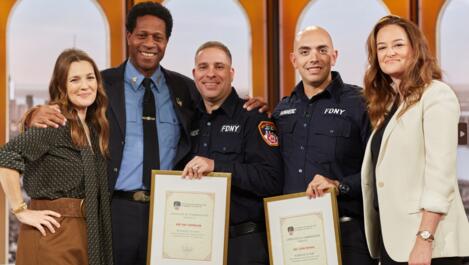 NYC Fire Commissioner Laura Kavanagh Surprises FDNY Paramedics with Proclamations 