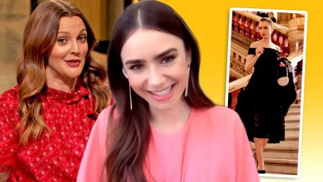 Lily Collins and Drew