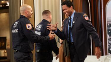 NYC Firefighter Marc Anderson Reunites with the Paramedics Who Saved His Life