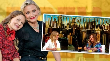 Drew Shares Pilot Footage of Her and Cameron Diaz in the First-Ever Drew's News