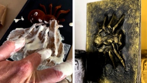 Spooky Spider Book DIY