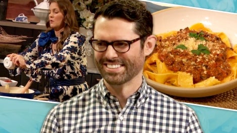 Drew and John Kanell Make an Incredible Looking Wild Mushroom Bolognese | Drew's Cookbook Club