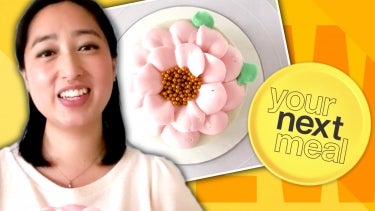 Liz Shim Shows Drew How to Decorate a Cake to Look Like a Flower | Your Next Meal