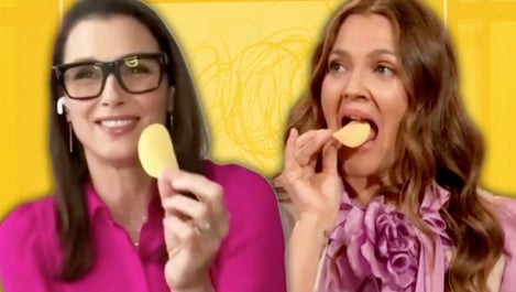 Bridget Moynahan and Drew Taste Test Wacky Potato Chip Flavors | A Little Bit Extra