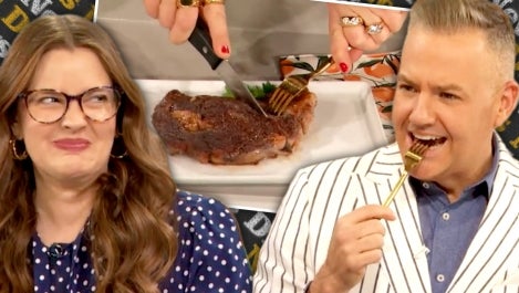 Drew and Ross Mathews Taste Steak Cooked in a Dishwasher | Drew's News