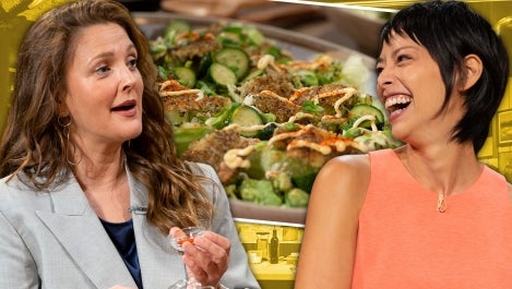 Drew and Chef Pilar Valdes Make a Crispy Rice Salad Using Leftover Rice 