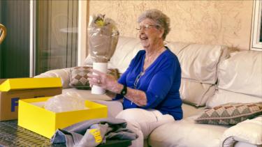 This Great Grandmother Loves Making Special Pillowcases for Children's Hospitals