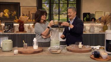Valerie Bertinelli & Danny Seo Show How to Make Homemade Coffee Creamer