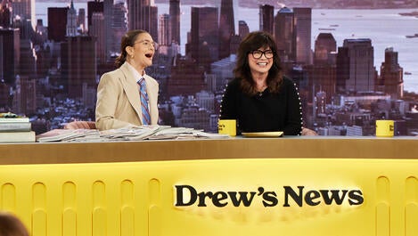 Valerie Bertinelli and Drew Barrymore