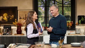 Drew Barrymore Shows Phil Rosenthal How to Make Blackened Fish Recipe
