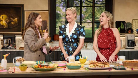 Brie Larson and Courtney McBroom