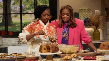 Grandbaby Cakes' Jocelyn Delk Adams Shows How to Make Sweet Potato Pound Cake